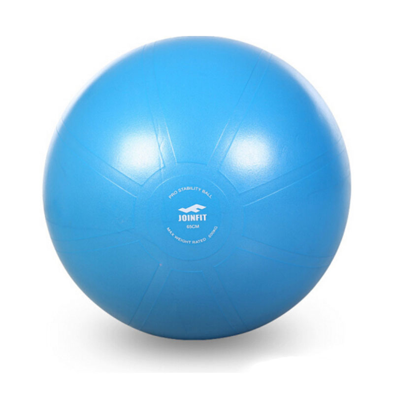 捷英飞JOINFIT 蓝色65cm加厚防爆瑜伽球 健身训练球加厚防爆瑜伽辅助球孕妇助产球