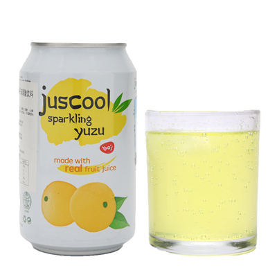 杨协成牌Juscool柚子味碳酸饮料