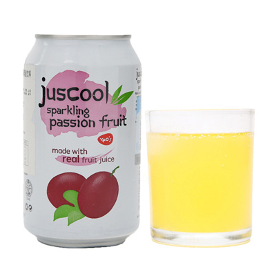 杨协成牌Juscool百香果味碳酸饮料