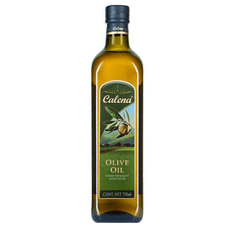 克莉娜 纯正橄榄油750ml植物精炼食用油橄榄油中式炒菜凉拌