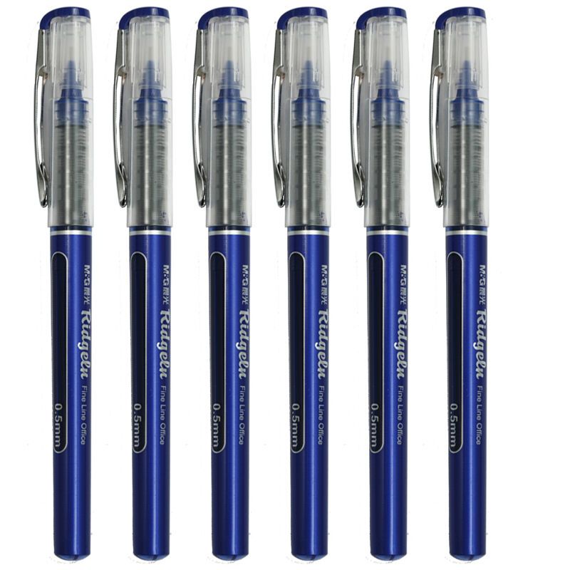 晨光 (M&G) ARP50901 直液式签字笔 单盒装 蓝色 12支/盒 笔尖规格:0.5mm