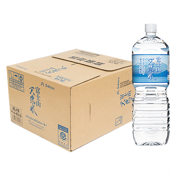 FUJIYAMA 富士山 天然矿泉水 2L*6瓶/整箱装 日本原装进口 饮用水 饮料