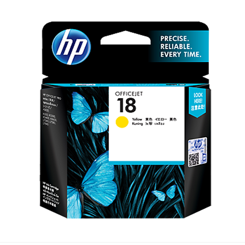惠普(HP)C4939A 18号 黄色墨盒 适用HP7380 L7580 L7590 k5300 k540hp