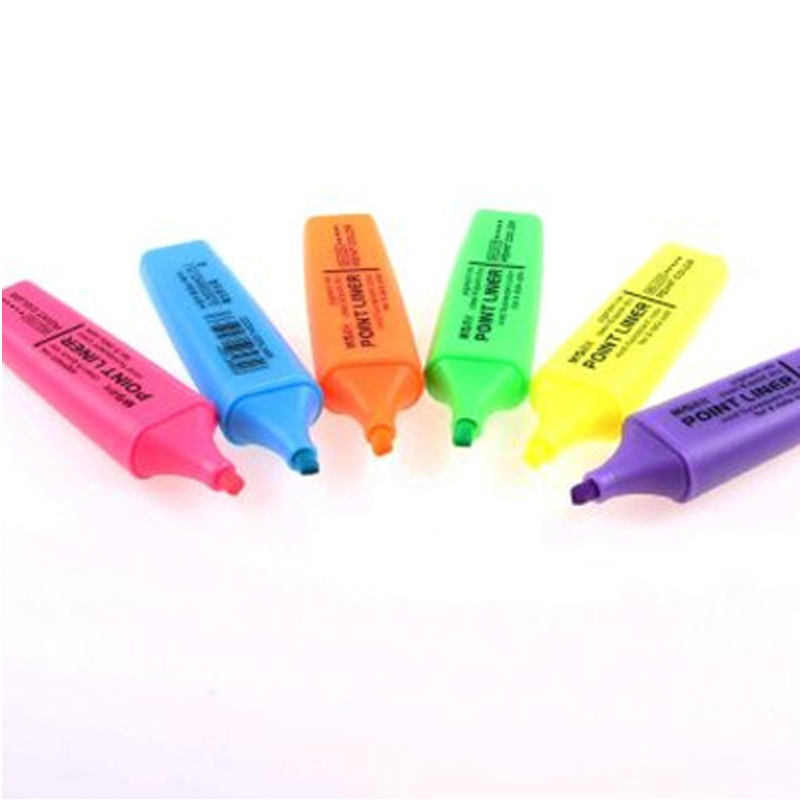 晨光文具/2150 荧光笔 (黄、蓝、粉红、绿、紫、橙)1支装 颜色随机