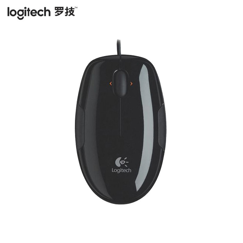 罗技(Logitech)(LH)LS1 有线USB激光鼠标 黑色绿边