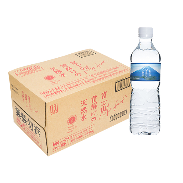 FUJIYAMA 富士山 天然矿泉水500ml*24瓶/整箱装 日本原装进口 饮用水 饮料