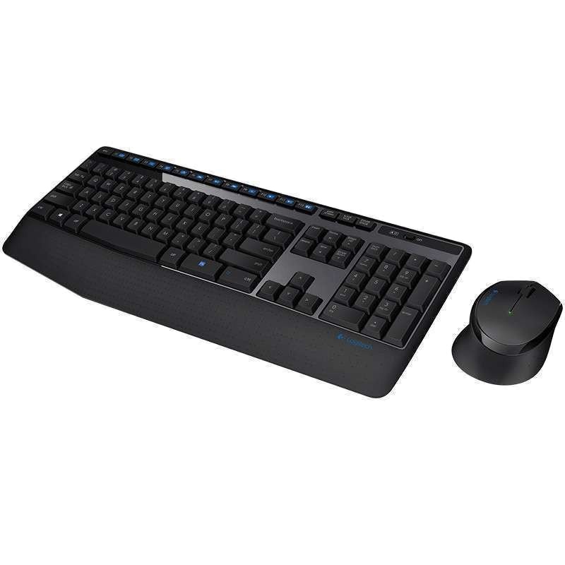 罗技(Logitech)(LH)MK345 无线键盘鼠标套装 办公家用 USB多媒体防溅水电脑笔记本套装