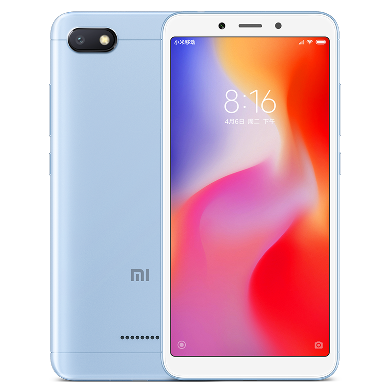 Xiaomi/小米 红米6A 2GB+16GB 巴厘蓝 移动联通电信4G全网通手机