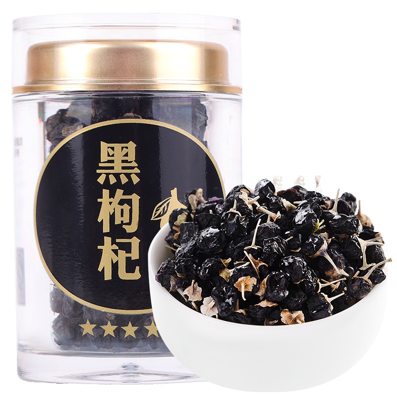 方家铺子 五星黑枸杞30g/罐 青海柴达木诺木洪黑枸杞子