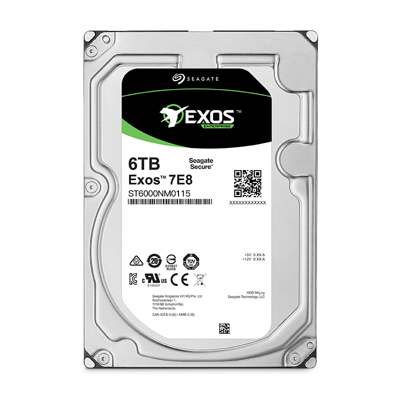 希捷(SEAGATE)银河系列企业级硬盘 V5系列 6TB 7200转256M SATA3(ST6000NM0115)