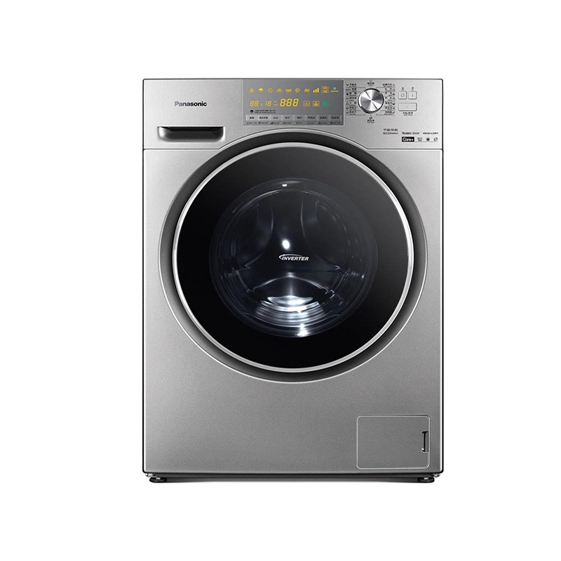 松下(Panasonic) XQG100-EG135 10KG洗6KG烘 全自动家用变频 洗烘一体机滚筒洗衣机(深银色)