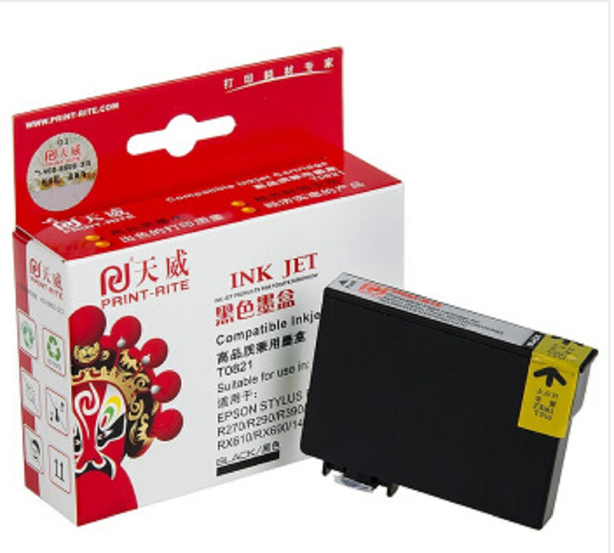 天威(PRINT-RITE)黑色墨盒 T0821(单位:个)