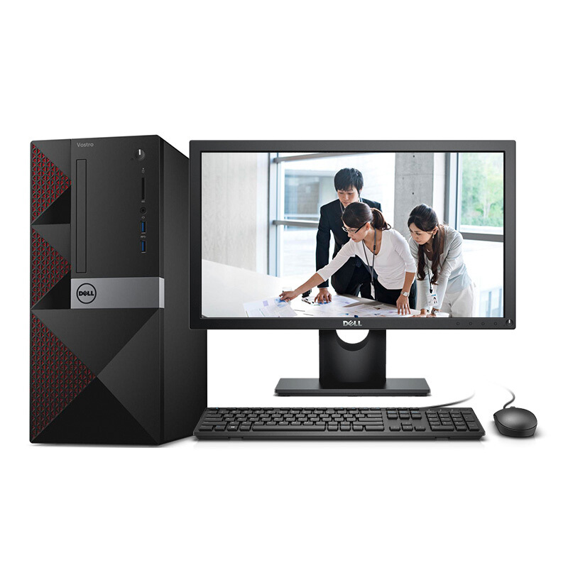 戴尔(DELL)成就3668商用台式电脑整机(赛扬G3930 4G 500G 三年上门 Win10)19.5英寸