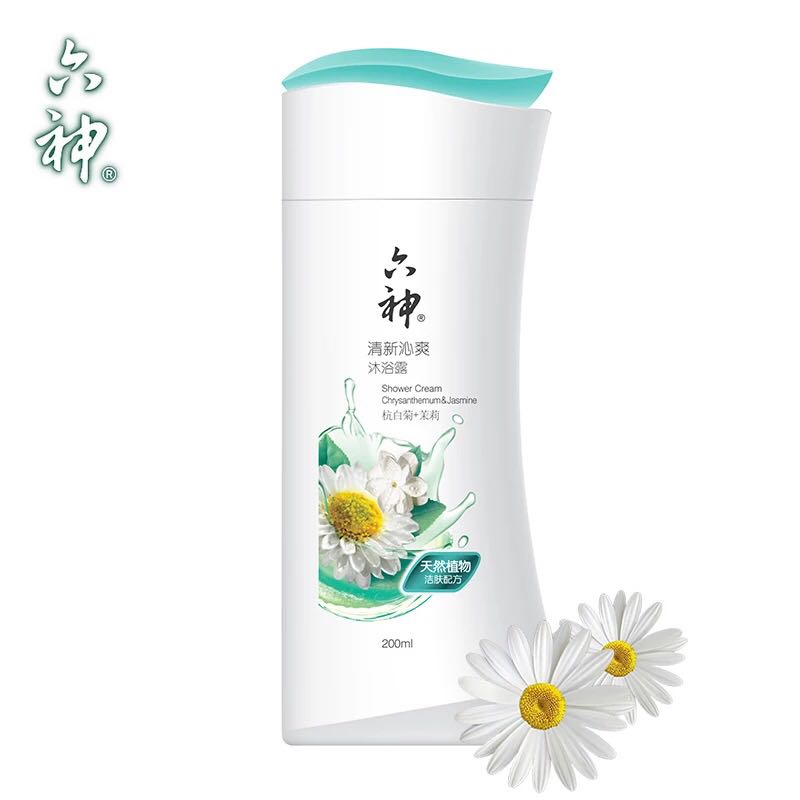 六神 清新沁爽 沐浴露(杭白菊+茉莉)200ml(单位:瓶 )