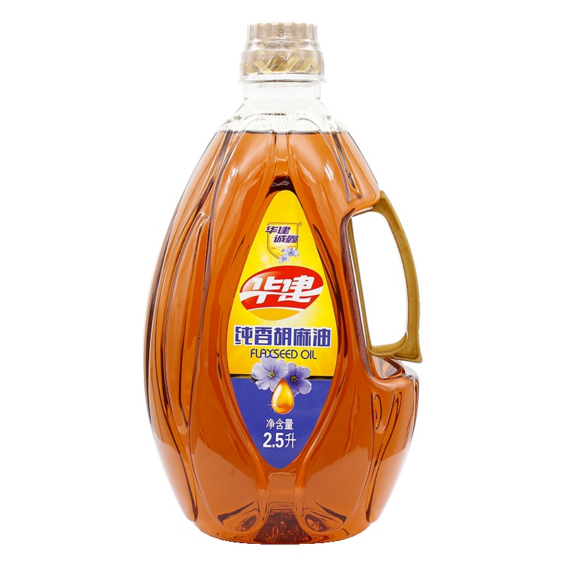 华建诚鑫 纯香胡麻油2.5L 亚麻籽油