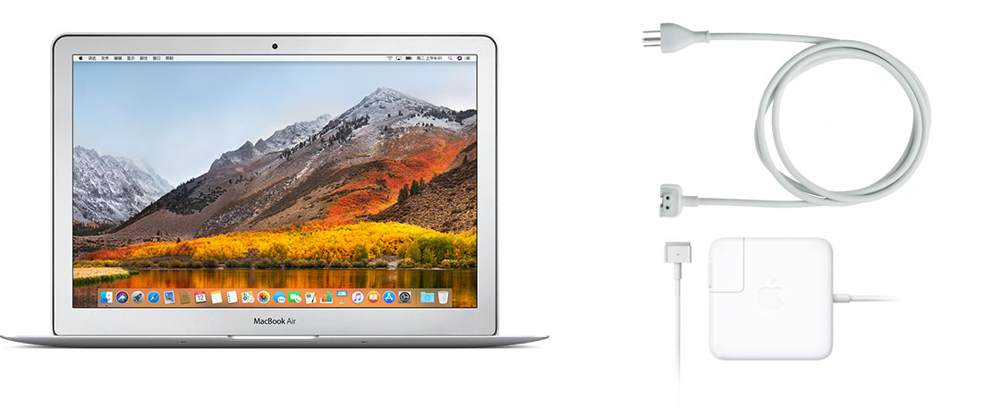 苹果笔记本MacBook Air 13寸银色( i5/8GB+256GB集成显卡) MQD42CH/A