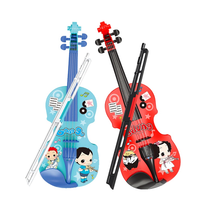 冬己音乐玩具儿童乐器仿真小提琴玩具男女孩乐器儿童礼物FDE379(蓝色)
