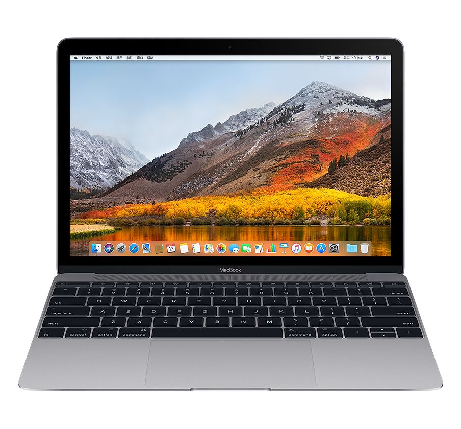 苹果(Apple)MacBook 17新款 12英寸笔记本电脑M3 低配 深空灰色YF2 1.2/8GB+256GB