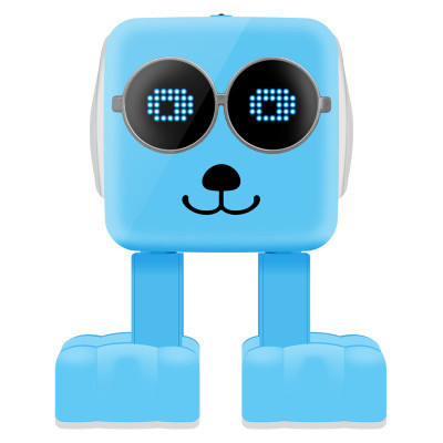 智小方机器人 蓝色 智小方益智能蓝牙音乐遥控机器狗 听故事学英语早教编程跳舞