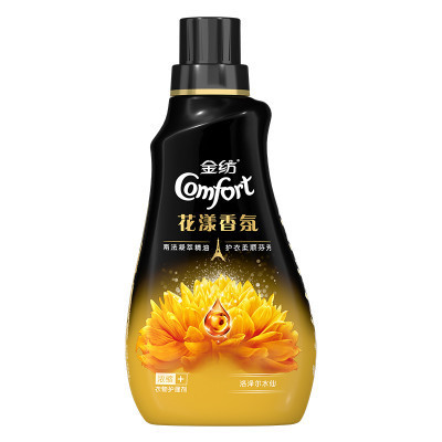 金纺 衣物柔顺剂 花漾香氛 衣物护理剂500ml 洛泽尔水仙香氛 浓缩配方 用量更省[联合利华]