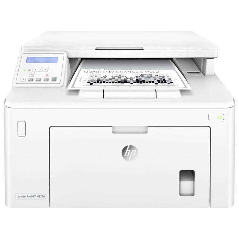 惠普(hp)M227sdn 多功能黑白激光打印机一体机 打印 复印 扫描 自动双面 支持有线网络