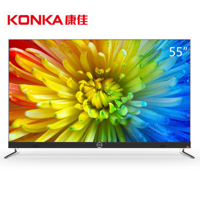 康佳(KONKA)LED55X8S 55英寸 超薄智慧全面屏 HDR 4K超高清 网络智能液晶平板电视机