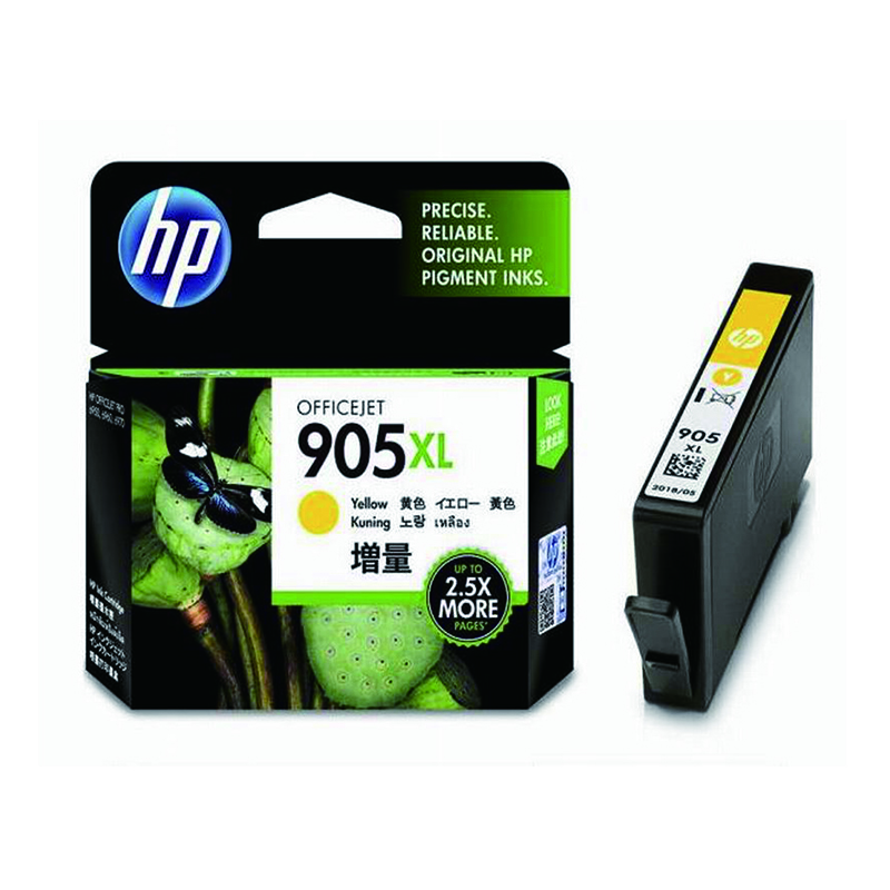 LTSM 惠普原装（HP）T6M13AA 905XL黄色墨盒 适用于HP OJ6960,6970