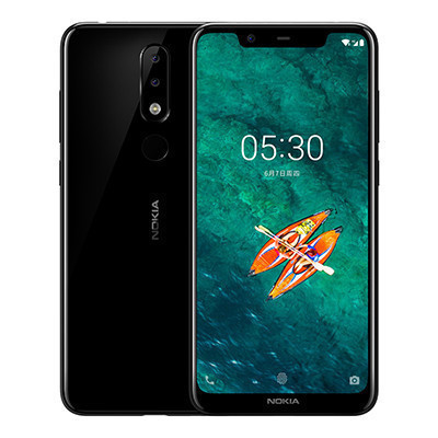 Nokia/诺基亚 X5 3GB+32GB 极夜黑 全网通4G双卡 全面屏 AI拍照手机