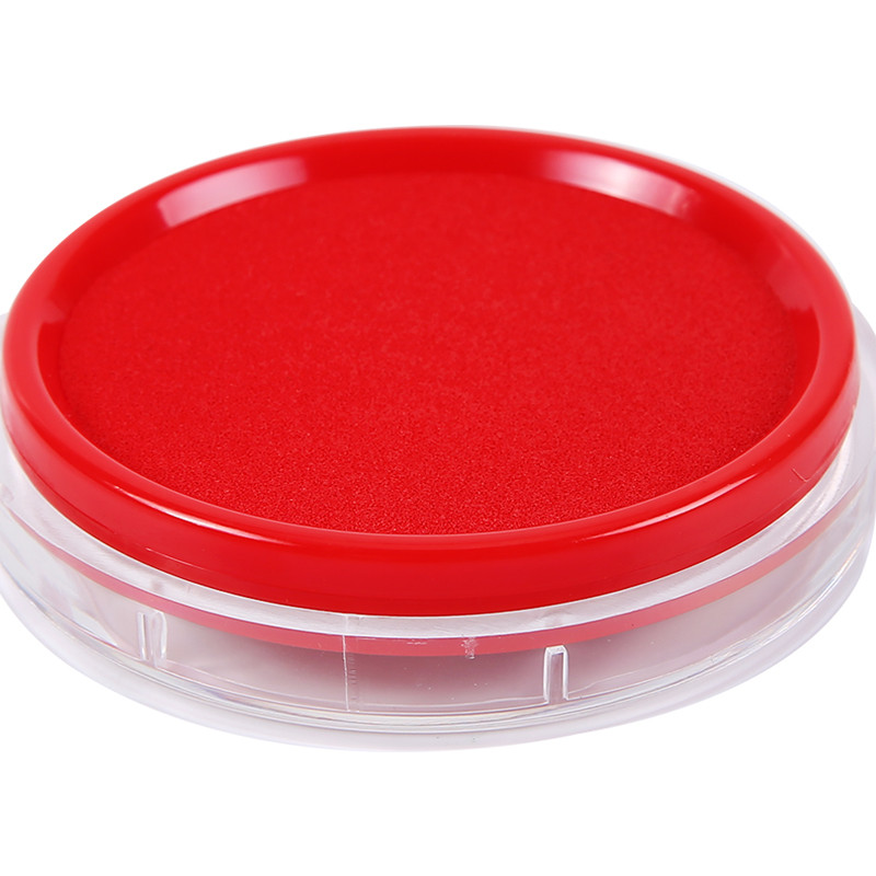 晨光 (M&G) AYZ97512A 快干印台(透明圆) 红色 单个装 长度:80mm 宽度:80mm 高度:23mm