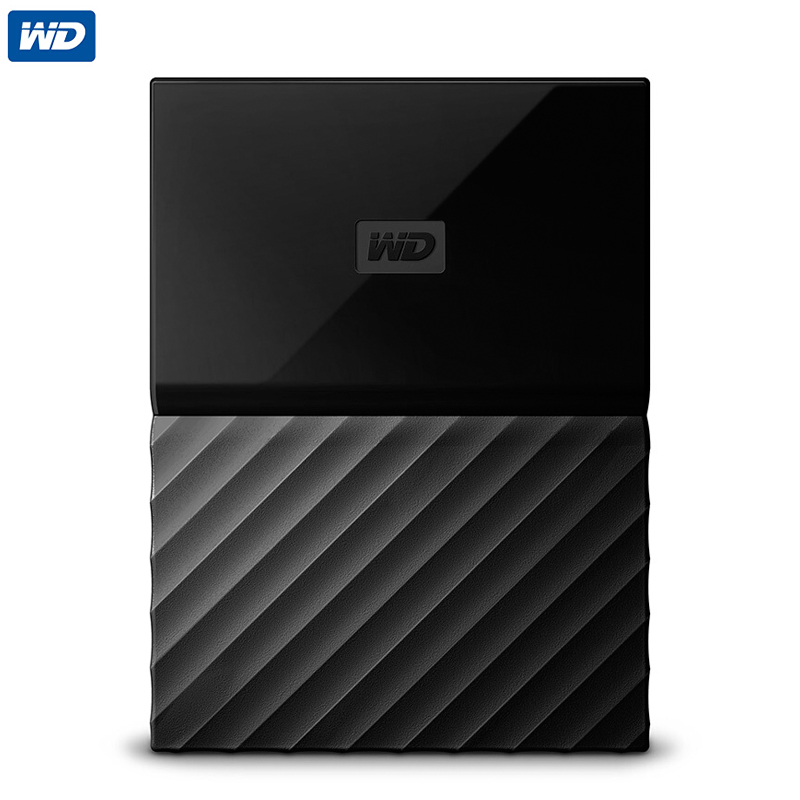 [精选]西部数据(WD) My Passport移动硬盘1TB USB3.0硬件加密2.5寸 新版炫彩 黑色