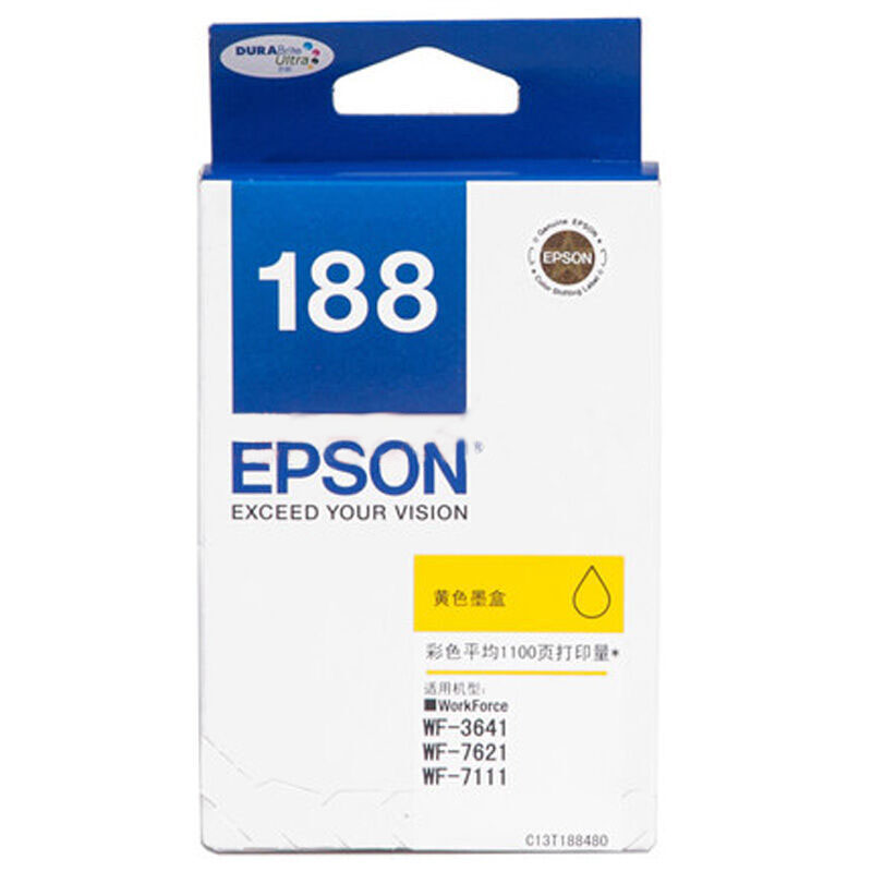 爱普生(Epson) 打印机墨盒 t1884 黄色 (B)