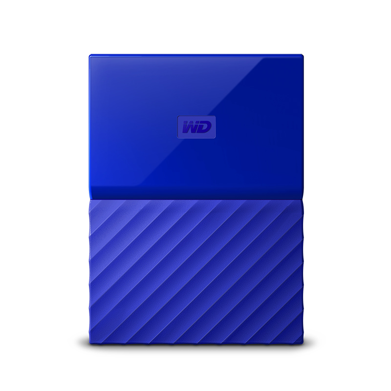 西部数据(WD)My Passport 2TB 2.5英寸 贵族蓝 移动硬盘 WDBS4B0020BBL-CESN