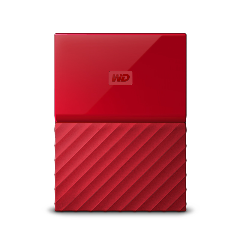 西部数据(WD)My Passport 2TB 2.5英寸 中国红 移动硬盘 WDBS4B0020BRD-CESN