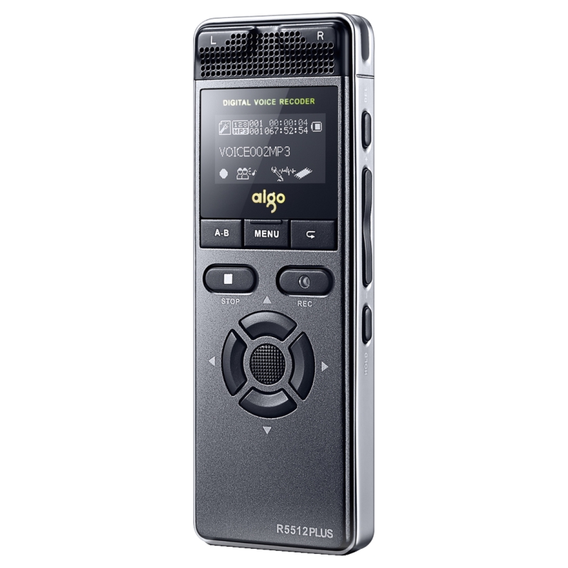 爱国者 R5512 专业微型高清远距降噪声控录音笔 8G黑色(单位:个)