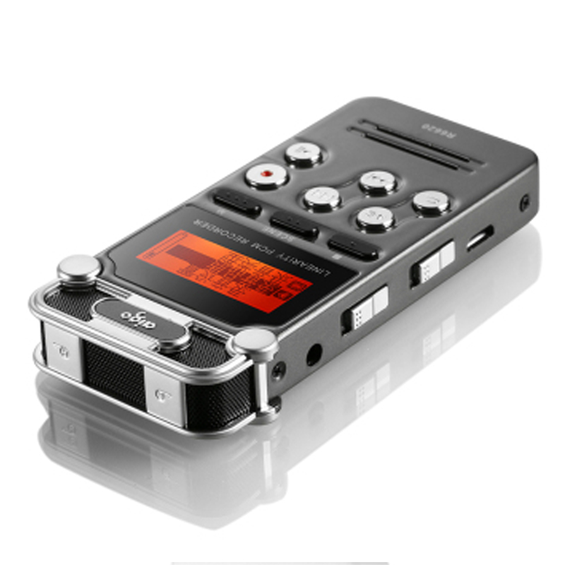 爱国者(aigo) R6620 高清降噪远距专业录音笔 8G灰色(单位:个)