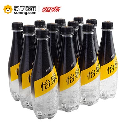 可口可乐(Coca-Cola)怡泉 Schweppes 苏打水 汽水饮料 零糖零卡 400ml*12瓶 整箱装