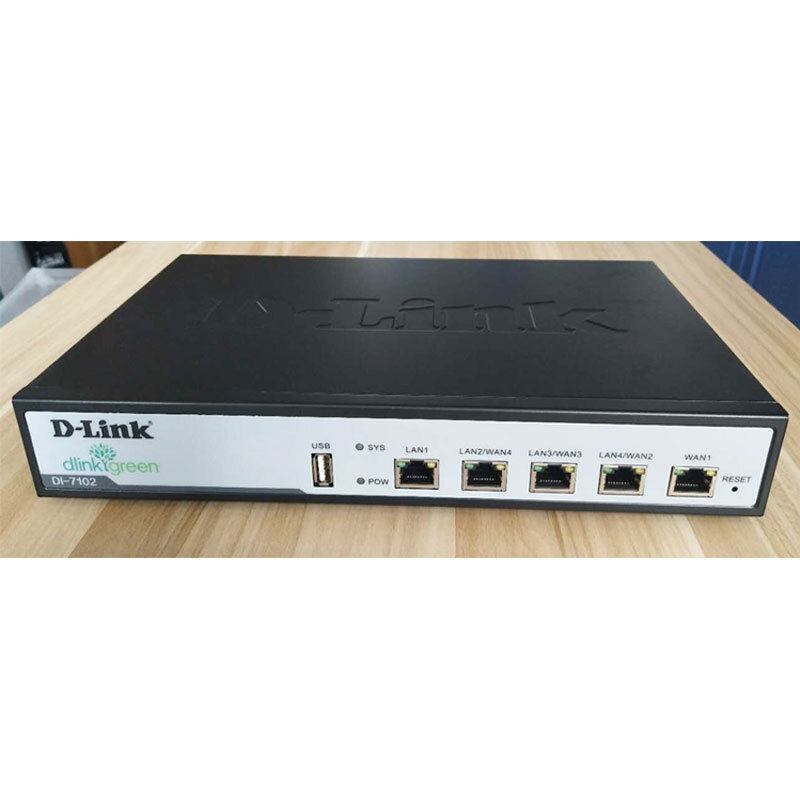 D-Link DI-7102 4WAN口企业路由器 带机110 行为管理 智能QOS 单位:台