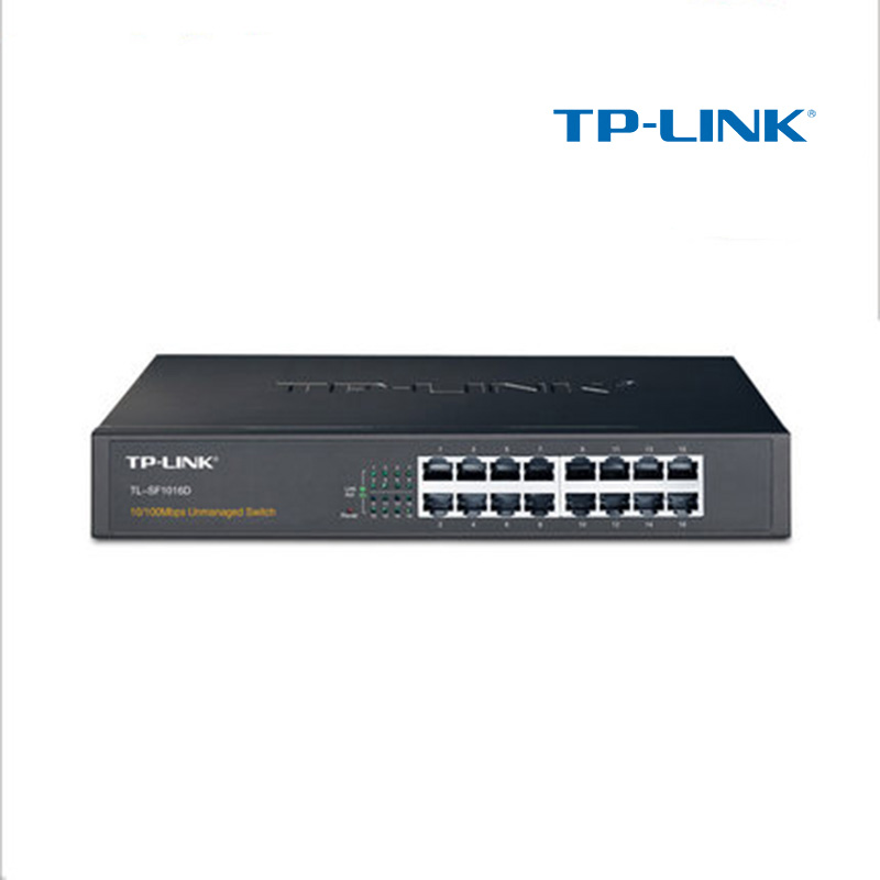 TP-LINK TL-SF1016D 16百兆非网管型交换机网络交换器监控网络分流器