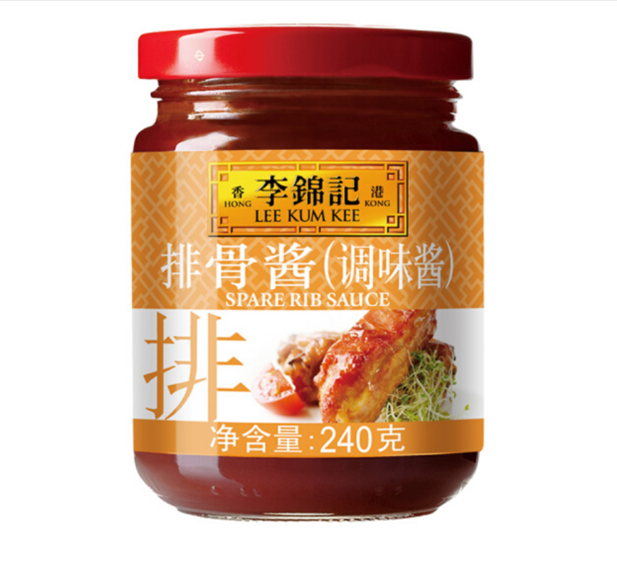 CCSM 李锦记 排骨酱 烧烤腌制蘸点火锅拌面调味酱料 240g (10瓶起订,单拍不发)