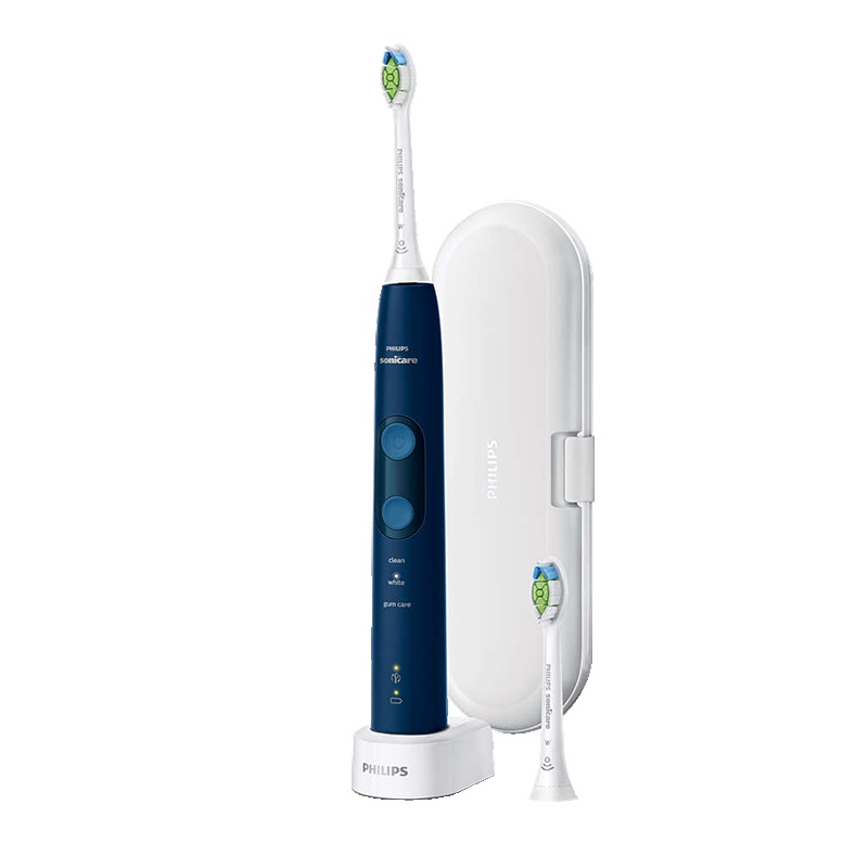 飞利浦(Philips)电动牙刷HX6851 充电式成人声波震动式牙刷31000转/分钟 压力感应提醒牙龈保护 品质之选