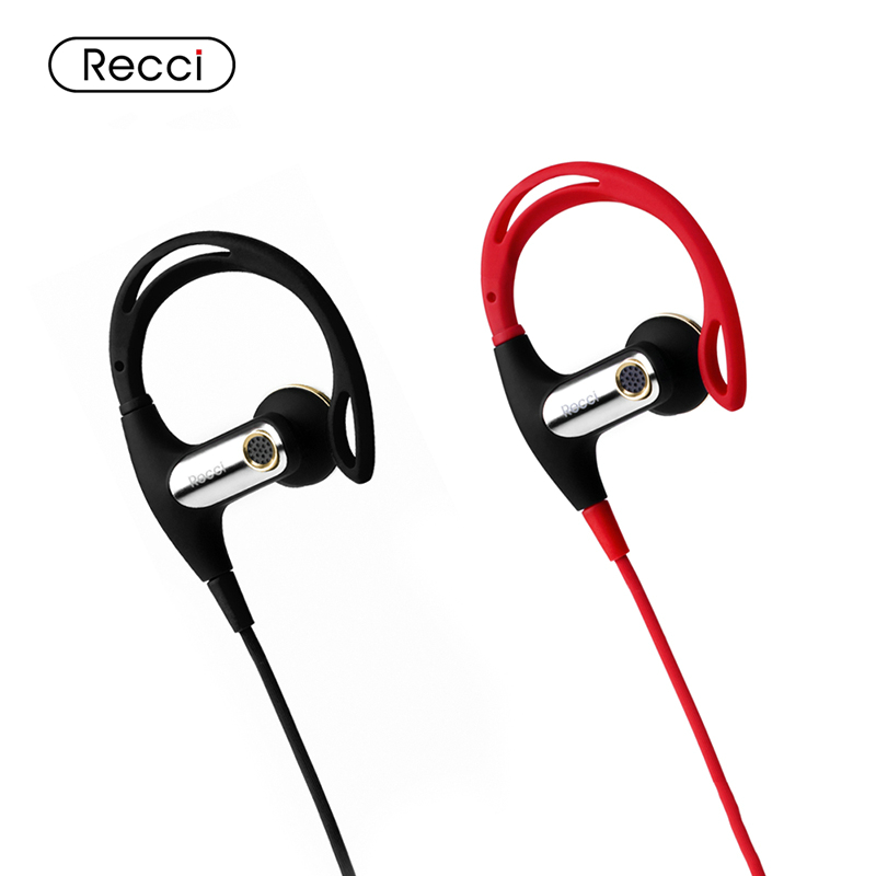 锐思Recci 灵动双耳耳挂式运动蓝牙耳机音乐手机通话 REB-B01