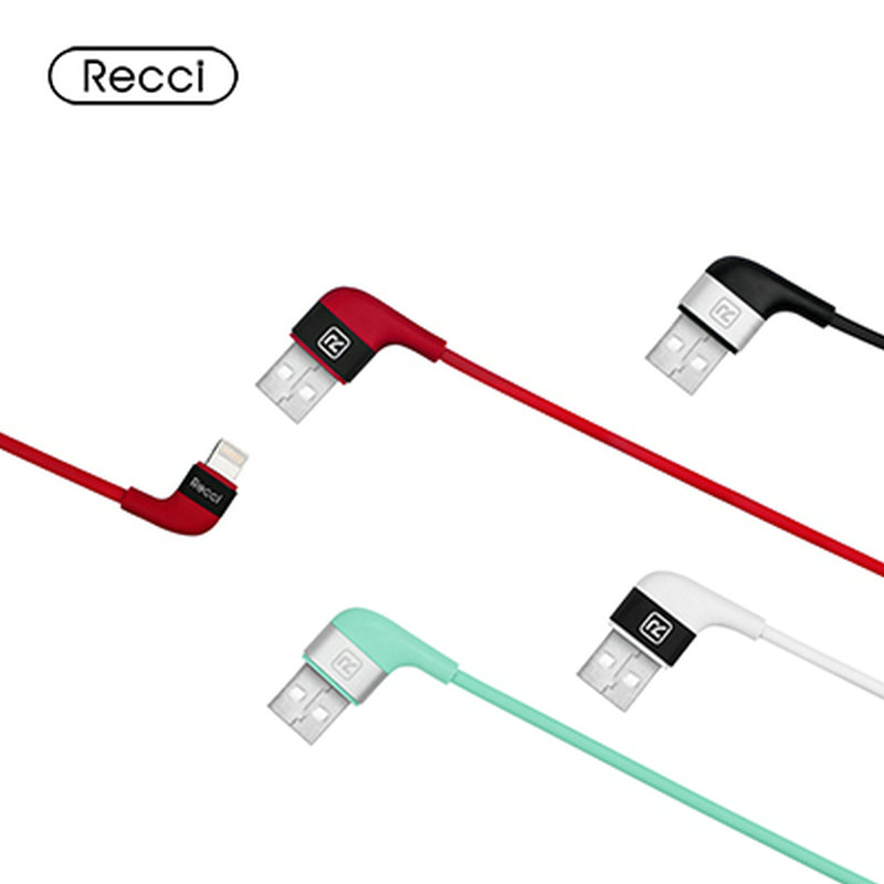 锐思(Recci)极速弯头线数据线 苹果数据线手机充电线RCL-J100