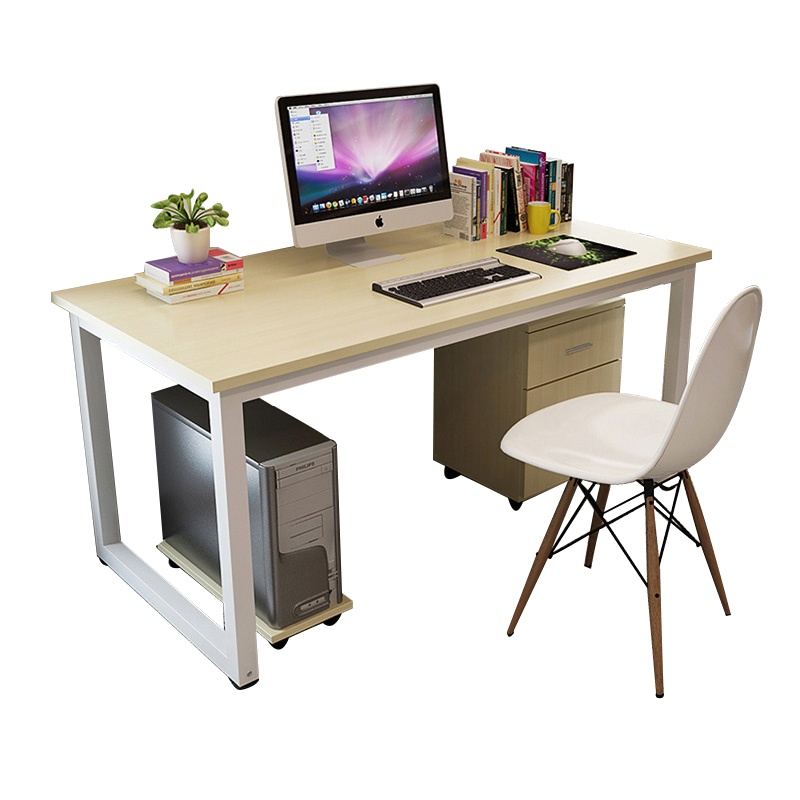 质凡电脑桌台式家用书桌办公桌人造板桌子简约现代卧室书桌
