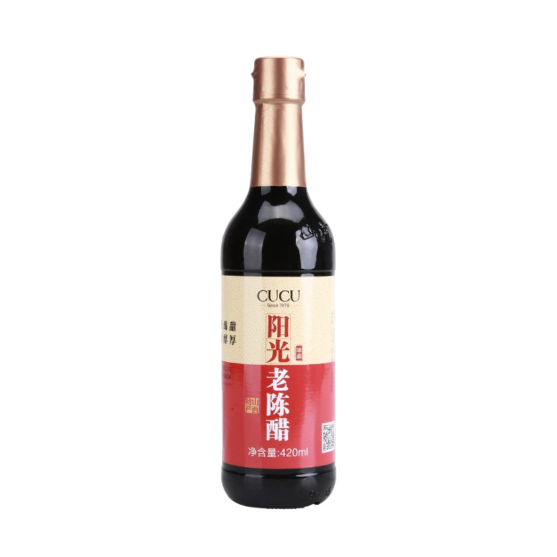 CUCU 醋 阳光老陈醋420ml 山西陈醋 固态发酵