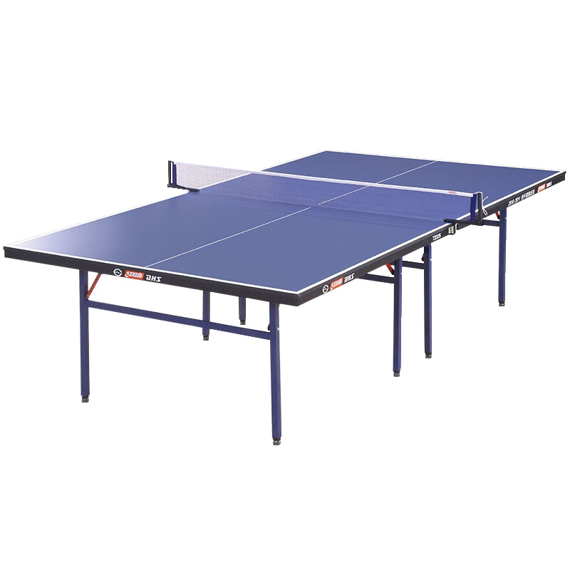 红双喜DHS乒乓球台 T3326 折叠式乒乓球桌 健身娱乐用台30mm金属方管,特殊设计台脚组件,台脚装有高度调节装置