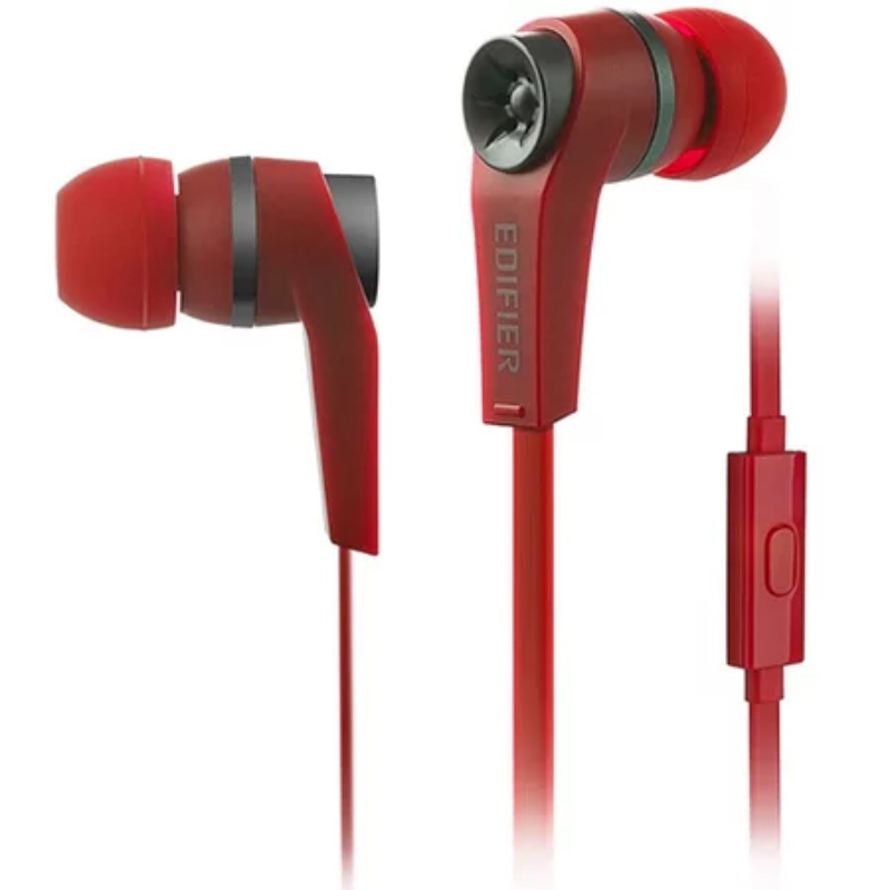 漫步者（EDIFIER） H275P 手机耳机 时尚入耳式耳机 可通话 红色（单位：副）