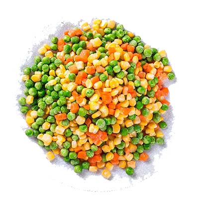 浦之灵 欧式杂菜 速冻混合蔬菜丁 冷冻蔬菜 350g/袋