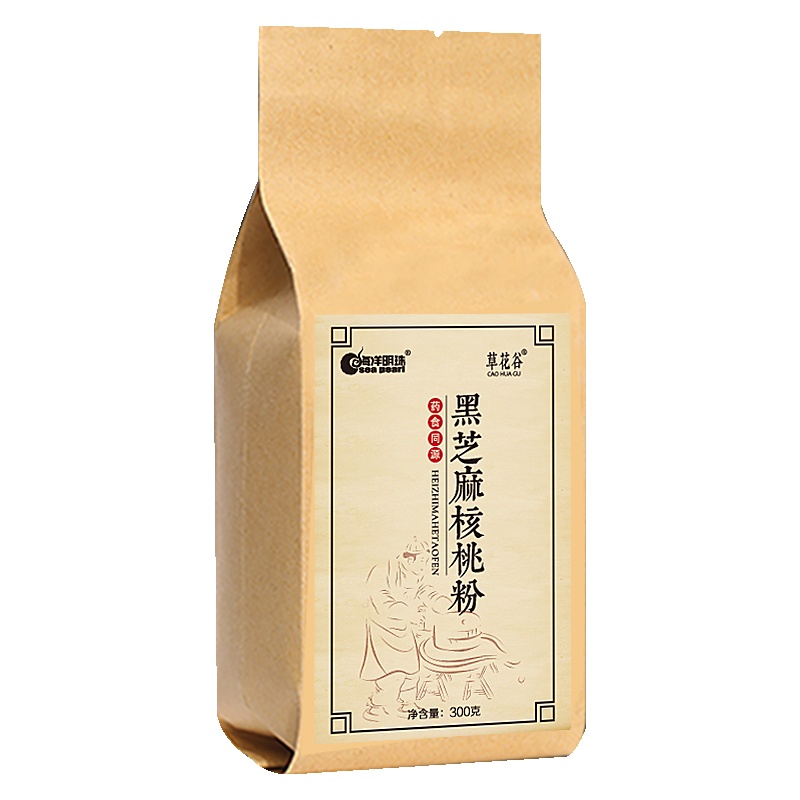 海洋明珠芝麻核桃桑葚粉300g 代餐粉 五谷杂粮粉