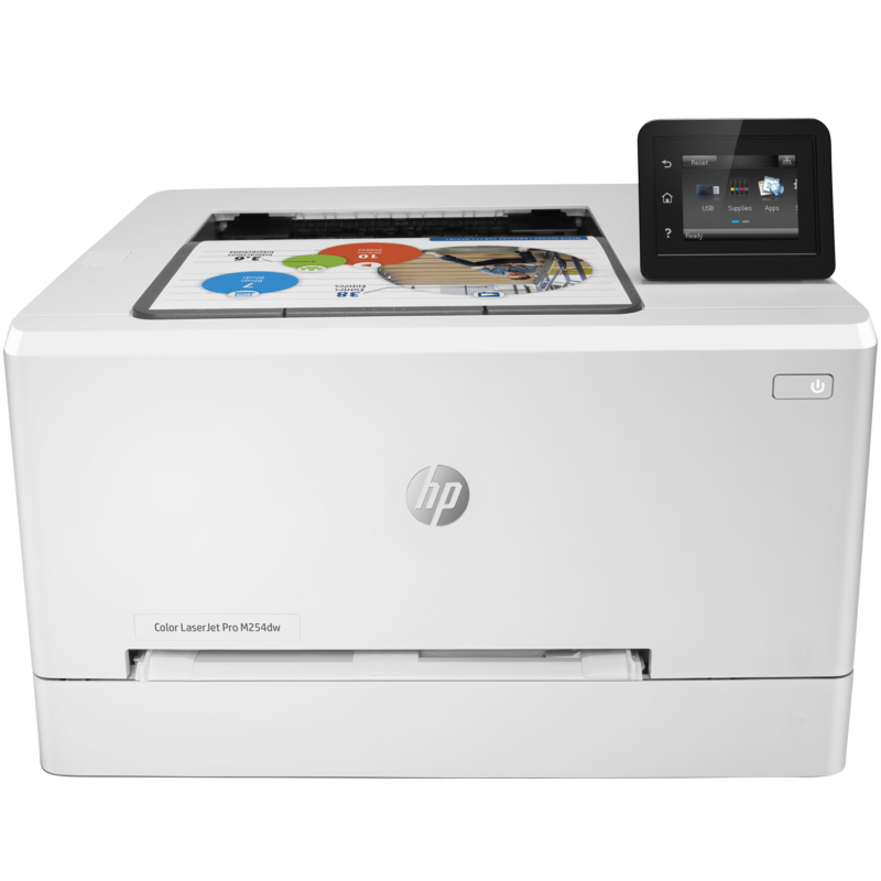 惠普 (HP) Colour LaserJet Pro M254dw彩色激光打印机 自动双面打印 无线网络打印