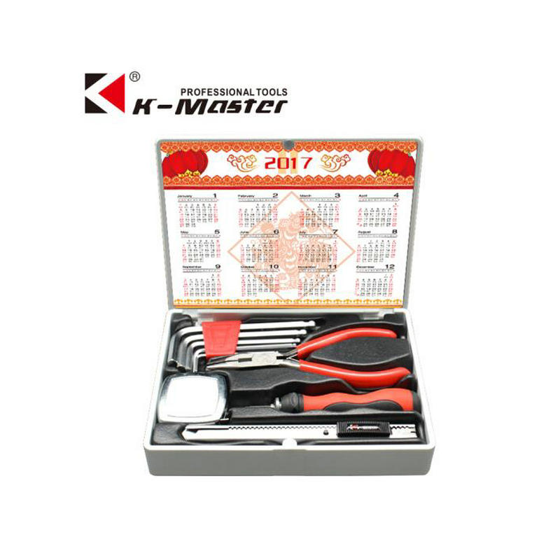 凯马特K-Master 9件套家用小工具套装工具箱多功能维修 KMT-6638